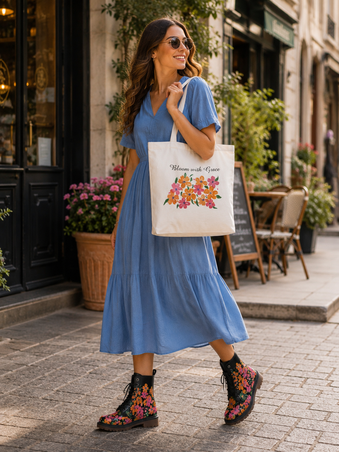 Floral Tote Bag